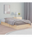 vidaXL Bed Frame 120x190 cm Small Double Solid Wood