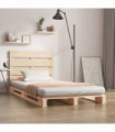 Bed Frame 100x200 cm Solid Wood Pine