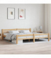 vidaXL Bed Frame Solid Pinewood 200x200 cm