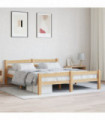 vidaXL Bed Frame Solid Pinewood 160x200 cm