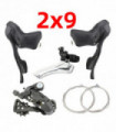 MicroNEW Road Bike Shifters 3x7 3x8 3x9 3x10 3X11Speed Brake Lever Bicycle 2x7 2x8 2x9 2x10 Speed Derailleur for Shimano