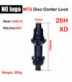 NO logo MTB straight pull middle lock hub bicycle 28H HG/XD/MS ratchet seat 100/110x15 142/148x12 ratchet 36T/60T