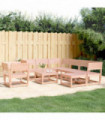 vidaXL 8 Piece Garden Lounge Set Solid Wood Douglas