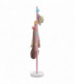 vidaXL Coat Stand Pink 172 cm Powder-coated Iron