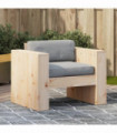 vidaXL Garden Sofa 79x60x62 cm Solid Wood Pine