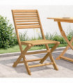 vidaXL Folding Garden Chairs 2 pcs 48.5x61.5x87 cm Solid Wood Acacia