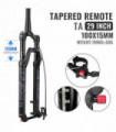 Bicycle Suspension Fork NanLio MATE 32MM Rebound Adjustment Mountain Bike Oil Air Forks 26/27.5/29 Inch 120/140MM Travel