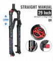 Bicycle Suspension Fork NanLio MATE 32MM Rebound Adjustment Mountain Bike Oil Air Forks 26/27.5/29 Inch 120/140MM Travel