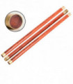 Martial Arts Wood Stick Kung Fu Training Stick Wu Shu Equipment Rose Wood Chicken Wing Wood Copper Cap  3 Part Combination