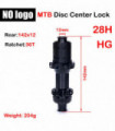 NO logo MTB straight pull middle lock hub bicycle 28H HG/XD/MS ratchet seat 100/110x15 142/148x12 ratchet 36T/60T