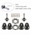 New Lollipop Titanium Alloy Axle Road Bicycle Pedals ultra-light self-locking pedal road bike auto-lock for SpeedPlay pedal