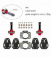 New Lollipop Titanium Alloy Axle Road Bicycle Pedals ultra-light self-locking pedal road bike auto-lock for SpeedPlay pedal