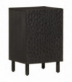 vidaXL Bathroom Cabinet Black 38x33x58 cm Solid Wood Mango