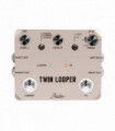 Rowin Twin Looper Electric Guitar Effect Pedal Loop Station 11 Types of Play with 10 Minutes of Recording Time True Bypass