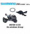 SHIMANO DEORE M6100 12s Groupset SL M6100 SHIFT LEVER RD M6100 SGS REAR DERAILLEUR 12 Speed 12V SHIFTER SWTICH Basic M7100 M8100