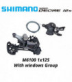 SHIMANO DEORE M6100 12s Groupset SL M6100 SHIFT LEVER RD M6100 SGS REAR DERAILLEUR 12 Speed 12V SHIFTER SWTICH Basic M7100 M8100