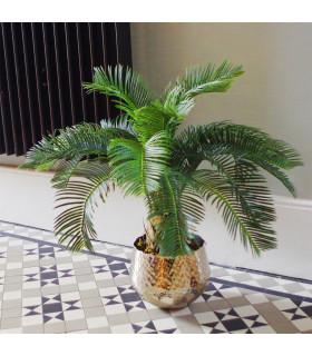 Leaf 60cm Cycas Palm Plant Artificial Tropical Tree Green Fronded Leaves
