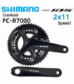 Shimano 105 R7000 2x11 Speed Crankset HOLLOWTECH II 22V FC-R7000 170MM 175MM 50-34T for Road Bike Bicycle Crankset