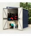 vidaXL Wall-mounted Garden Shed Anthracite 118x194x178 cm Steel