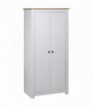 vidaXL Wardrobe White 80x50x171.5 cm Solid Pine Panama Range