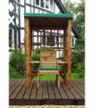 Wentworth Single Arbour Green With Green Cushion