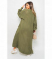 Chunky Knitted Balloon Sleeve Long Maxi Cardigan