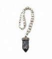 Chunky Point Pencil Pendant, 3.5x1.5x1.5cm, Sodalite