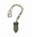 Chunky Point Pencil Pendant, 3.5x1.5x1.5cm, Green Aventurine