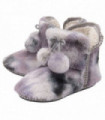 Dunlop - Ladies Slippers - EVIE (6 UK / Grey/Mink)