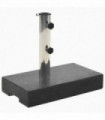 Parasol Base Granite 25 kg Rectangular Black