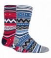 Heat Holders - Mens Soul Warming Socks (2 PAIRS) (6-11 / Denim / Navy)