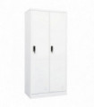 Wardrobe White 80x50x180 cm Steel