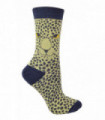 Miss Sparrow - Animal Socks (4-7 / Leopards (Olive))