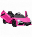 AIYAPLAY Lamborghini Revuelto Licensed Ride On Car, with Suspension, Pink
