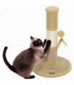 PawHut 47cm Tall Cat Scratching Post for Indoor Cats, with Sisal Rope, Brown