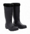 vidaXL Rian Boots with Removable Socks Black Size 41 PVC