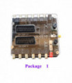 RGBS Adjustment picture position Converter with shell SCART Adjustable screen converting PCB for adjust Image Position