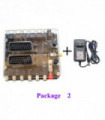 RGBS Adjustment picture position Converter with shell SCART Adjustable screen converting PCB for adjust Image Position