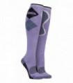 Storm Bloc - 1 PAIR Ladies BG Knee High Cotton Socks (SBGLS009PUR)