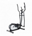 HOMCOM Elliptical Cross Trainer w/ Adjustable Resistance, LCD Monitor, Wheels