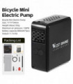 WEST BIKING Bike Pump portable Mini Electric Air Pump with LCD Display 150PSI Tire Inflator Motorcycle Car E-bike Bicycle Pump