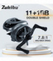 ZUKIBO 117g Ultralight Baitcasting Fishing Reel Carbon High Speed  7.8:1 Gear Ratio 11+1BB 4KG Power Baitcaster Saltwater pesca