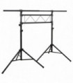 Light Stand Black 238x115x(180-300) cm Steel