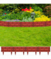 Lawn Divider with Brick Design 11 pcs