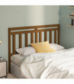 Bed Headboard Honey Brown 146x4x100 cm Solid Wood Pine