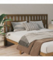 Bed Headboard Honey Brown 145.5x4x100 cm Solid Wood Pine