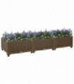 vidaXL Raised Bed 120x40x23 cm Polypropylene