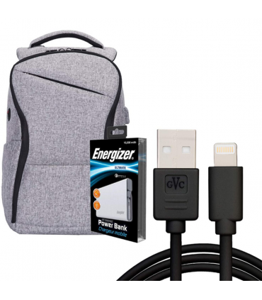 Energizer V208724 Laptop Charging Bag With Energizer UE10004QC Power Bank
