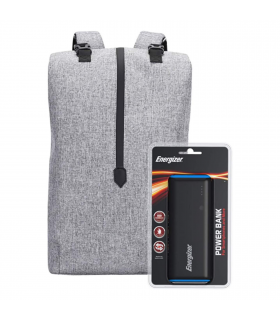 Energizer V208722 Laptop Charging Bag With Energizer UE10007 Power Bank