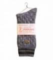 Farah 1920 - 2 Pairs Mens Knit Socks (04 Slate)